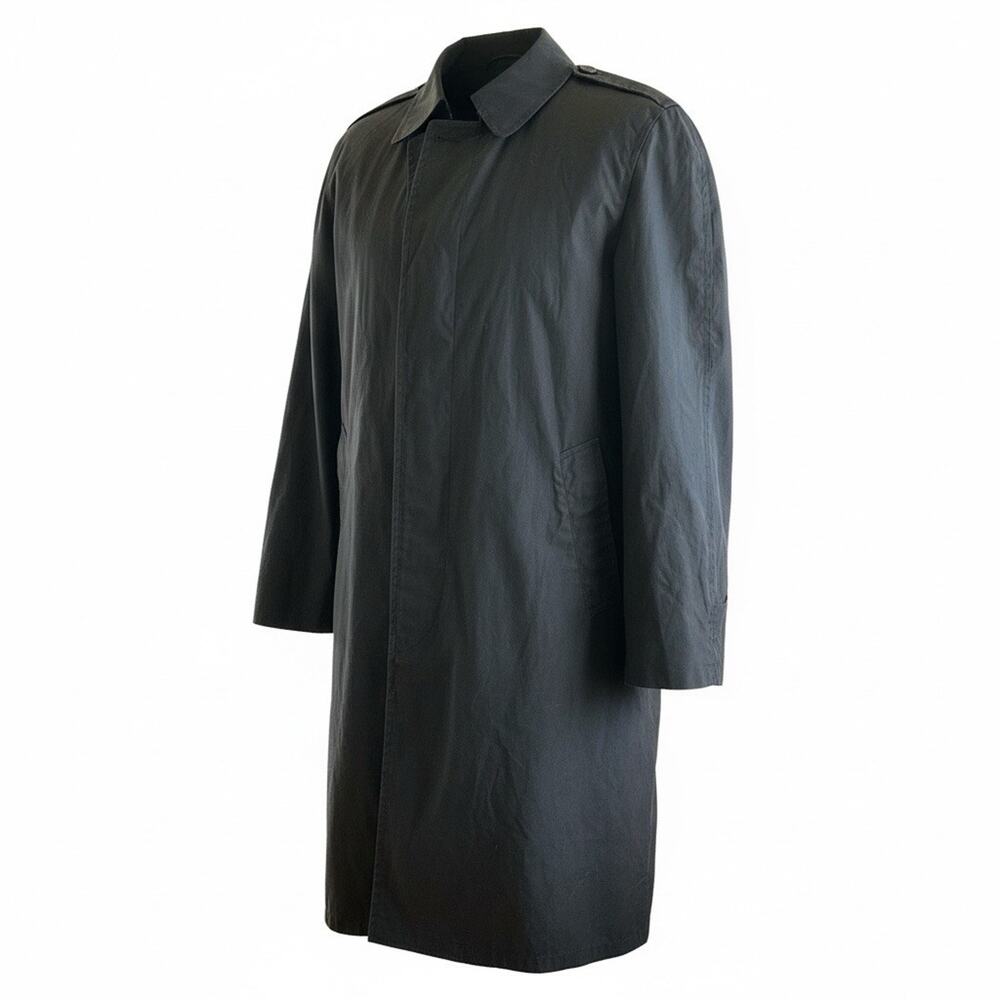 DSCP Quarterdeck Collection Navy Lined Long Military Trench Coat Size 40L